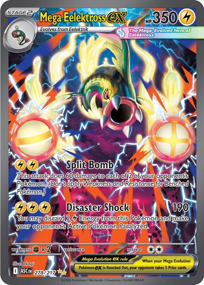 Mega Eelektross ex (278/217) [Mega Evolution: Ascended Heroes]