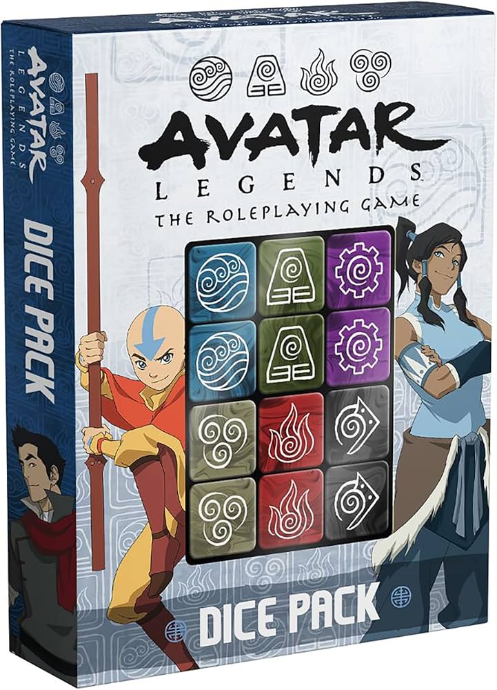 Avatar Legends The Roleplaying Game: Dice