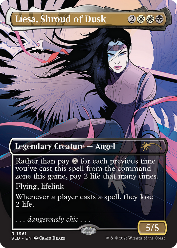 Liesa, Shroud of Dusk (Rainbow Foil) [Secret Lair Drop Series]