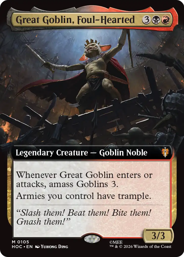 Great Goblin, Foul-Hearted (Extended Art) [The Hobbit: Eternal-Legal]