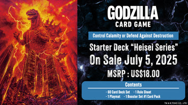 Godzilla Card Game - Starter Deck "Heisei Series" & "Godzilla Minus One" [Pre-Order]