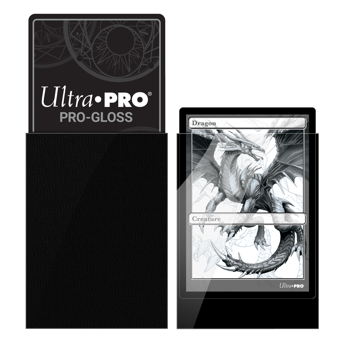 Ultra PRO: Standard 50ct Sleeves - PRO-Gloss (Black)