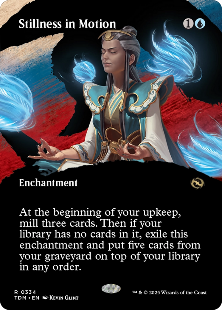 Stillness in Motion (Borderless) [Tarkir: Dragonstorm]