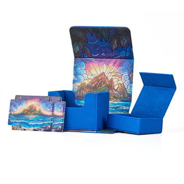 Radiant 100+ Deck Vault Deluxe - Blue - Hidden Island