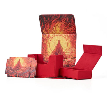 Radiant 100+ Deck Vault Deluxe - Red - Burning Mountain