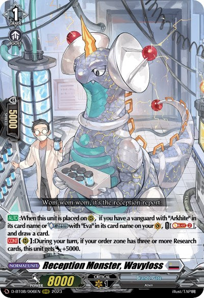 Reception Monster, Wavyloss (D-BT08/006EN) [Minerva Rising]