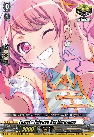 Pastel*Palettes, Aya Maruyama (D-BT11/EX11EN) [Clash of Heroes]