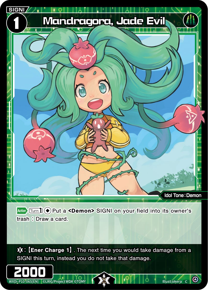 Mandragora, Jade Evil (WXDi-P10-065[EN]) [Prismatic Diva]