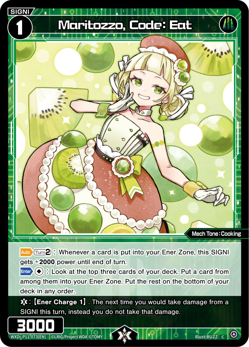 Maritozzo, Code: Eat (WXDi-P11-073[EN]) [Reunion Diva]